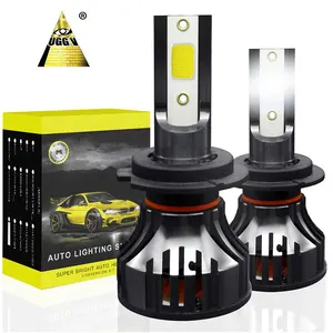 Fabricante de fábrica Auto Car Light 9005 9006 LED Headlight 80W Head Lamp Bulb H4 Auto Lighting COB Todos los coches DC 9V a 30V IP 65