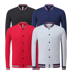 Unisex al aire libre transpirable otoño moda chaqueta al por mayor chaquetas Casual cremallera completa Color bloque estampado Chaquetas deportivas - Product Image 3