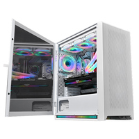 AntarcChill High Quality Case Gamer E-ATX Hinge Opening and Closing Tempered Glass With USB3.0 PC Gaming Case
