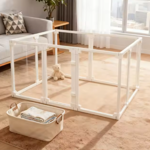 Clôture pour chien panoramique transparente en ABS et PET pour animaux domestiques, villa senior, Jiangsu - Product Image 4