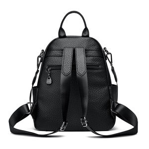 Fabbrica all'ingrosso delle signore di Design di lusso studente zaino della scuola borsa di grande capacità Pu borse in pelle per le donne - Product Image 5