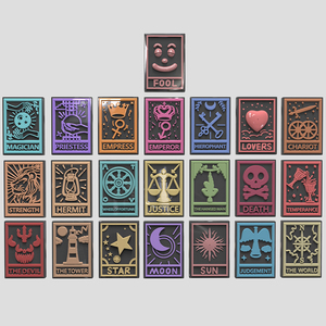 Set di Carte dei Tarocchi Personalizzate per Divinazione, Portacenere in Ceramica, Supporto Portatile Quadrato per Bastoncini d'Incenso, Prodotto Spirituale - Product Image 2