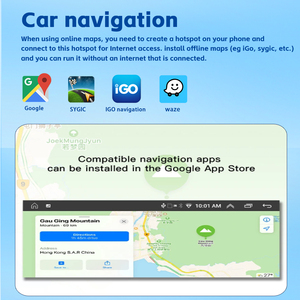 OEM 8,8 pouces pour BMW X1 E84 Lecteur vidéo radio DVD de voiture GPS CarPlay sans fil Android Auto DSP FM - Product Image 4
