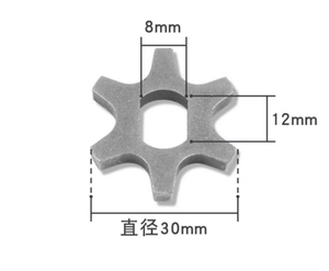เฟืองเล็กแบบแยกฟัน 3/8-7 ฟัน สำหรับเลื่อยยนต์ <span class=keywords><strong>Stihl</strong></span> MS381 MS380 - Product Image 3