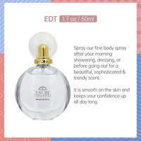 Parfum BBC Original Wanita Eau De Parfum Aroma Kayu Wangi Manis Bersertifikat GMP 50ml Semprotan Parfum