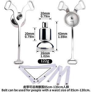 FRRK Sissy Pink cinturón de <span class=keywords><strong>castidad</strong></span> elástico con catéter opcional para transformación masculina a femenina trajes sexuales jaula de pene plano de acero - Product Image 6