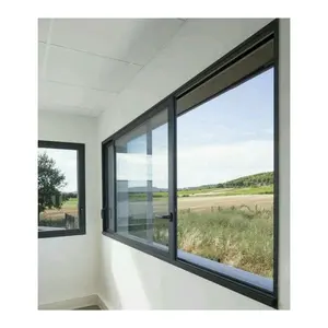 porte et fenetre aluminium double vitrage glass sliding window
