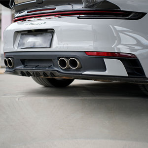 992กระจายแสงคาร์บอนไฟเบอร์แห้งขอบกันชนหลังสำหรับ PORSCHE <span class=keywords><strong>911</strong></span> 992 <span class=keywords><strong>Carrera</strong></span> <span class=keywords><strong>4S</strong></span> Coupe 2ประตู2019-2021 - Product Image 2