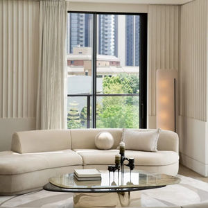 Lusso moderno pacchetto di mobili a doppia funzione in pelle Club sedie libreria parete soggiorno Combo Set-una biblioteca completa Villa - Product Image 2