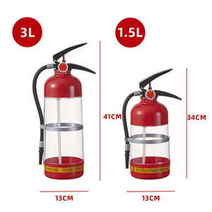 Distributeur de boissons géant en acrylique de 100 oz, extincteur portable, distributeur de bière amusant pour les fêtes - Product Image 2