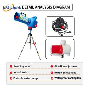 Máquina de Espuma de Plástico Impermeable Mini de 800W de Estilo Nuevo de Fábrica LM para Actividades de Piscina de Verano, Máquina de Espuma para Fiestas - Product Image 4