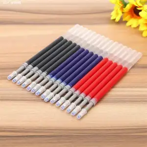 Wholesale Three-Color Non-Slip Bullet Pen Refill Neutral Pens For Office Use 0.5 Mm Writing Width Press To Learn