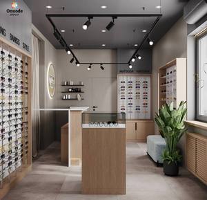 เฟอร์นิเจอร์ร้านแว่นตาแบบสั่งทำ |   อุปกรณ์จัดแสดงแว่นตาและแว่นกันแดดสุดหรู พร้อมไฟ LED ดีไซน์รักษ์โลก สำหรับร้านค้าปลีก - Product Image 3