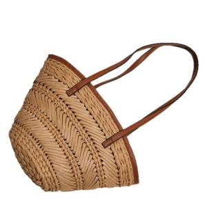 Sac Panier Tressé Fait Main, Sacs de Plage Bohèmes pour Femmes, Sac à Bandoulière en Corde de Papier, Sacs en Paille au Crochet, Sacs à Main de <span class=keywords><strong>Bali</strong></span>, Sac Cabas - Product Image 5