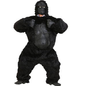Gran oferta Animal gorila <span class=keywords><strong>Cosplay</strong></span> Animal negro mono de felpa conjunto completo disfraces Halloween para adultos - Product Image 4