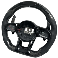 Volant en cuir véritable et fibre de carbone pour Mercedes Benz AMG Classe C GLK CLS S63 S65 C200 C63 E63 E43 W204 W205 W176 W213