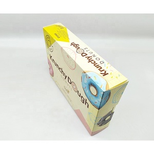 Emballage <span class=keywords><strong>de</strong></span> boîte <span class=keywords><strong>de</strong></span> carton <span class=keywords><strong>de</strong></span> papier blanc personnalisé pour gâteau biscuit pâtisserie beignets - Product Image 2
