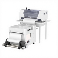 COLORSUN Stock entrepôt européen Imprimante DTF A3 avec tête d'impression XP600 et machine de secouage automatique en acier inoxydable Combo Rapide Nouveau