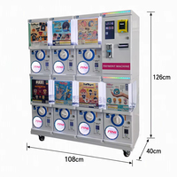 Distributeur automatique de capsules intelligent avec lecteur multi-paiements (code QR, jeton, carte de crédit) pour usage commercial