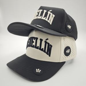 Casquettes de baseball unisexes originales avec logo brodé, ajustables, 5 panneaux, en tissu Dobby à pois léopard, chapeaux de golf personnalisés - Product Image 1