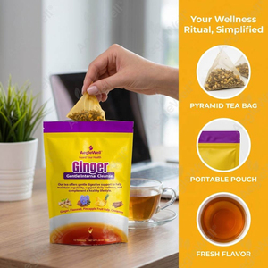 Té Herbal Natural OLLI <span class=keywords><strong>de</strong></span> <span class=keywords><strong>Jengibre</strong></span> con Semillas <span class=keywords><strong>de</strong></span> Lino, Pulpa <span class=keywords><strong>de</strong></span> Piña y Canela para un Apoyo Digestivo Suave, 15 Bolsitas <span class=keywords><strong>de</strong></span> Té por Paquete - Product Image 2