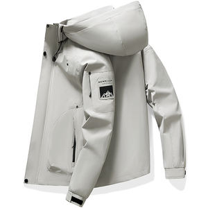 Veste explosive pour hommes 2025 veste veste imperméable ample pour hommes printemps et automne à capuche coupe-vent outillage loisirs et mode - Product Image 3