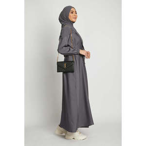 Abito modesto <span class=keywords><strong>da</strong></span> donna in pianura di ciottoli con polsini elasticizzati - Product Image 4