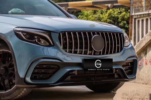 Pièces détachées automobiles pour <span class=keywords><strong>Mercedes</strong></span> 2016 2017 2018 <span class=keywords><strong>2019</strong></span> 2020 2021 2022 2023 X253 <span class=keywords><strong>Classe</strong></span> <span class=keywords><strong>GLC</strong></span> à GLC63 AMG kit carrosserie pare-chocs avant lèvre arrière - Product Image 5