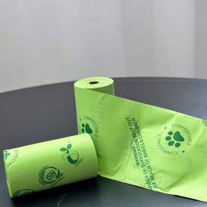 2023 Green <b>Small</b> Trash Bags Cassava Trash Bags Cornstarch <b>Compostable</b> Poop Bags - Product Image 5