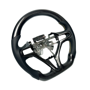 Carbon Fiber Perforated Leather D-shaped Car Steering Wheel for Honda <strong>Civic</strong> 8th Fit XRV CRV URV Models Can Be Customized - Product Image 3