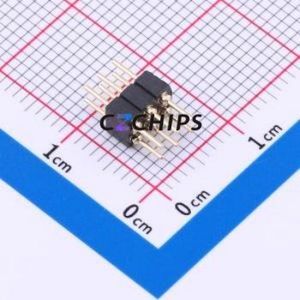 PZ200-2-03-Z-C Pin Header Through hole Component (THT),P=2mm Connector 2x3P 2mm 2mm Round Pin - Product Image 2