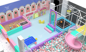 Parque Infantil de Interior Pokiddo Estilo Personalizado con Temática de Macarons y Equipo de Juego Suave <span class=keywords><strong>para</strong></span> Niños - Product Image 2