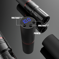 Nouvelles machines à tatouer électriques permanentes pas chères avec batterie au lithium rechargeable, kit avec boîte personnalisée