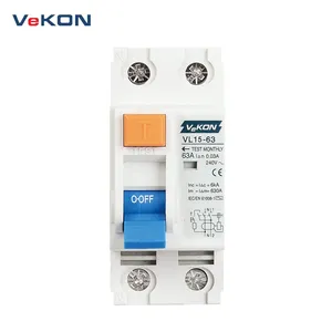 Vl21-63 30mA dư hiện tại ngắt mạch RCCB loại không khí sản phẩm cho rò rỉ bộ phận ngắt mạch - Product Image 6