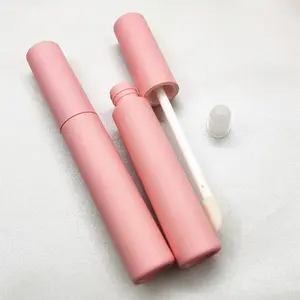 사용자 정의 로고 3ml 핑크 큰 브러쉬 빈 립 글로스 튜브 마스카라 튜브 립스틱 튜브