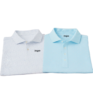 Camisa Premium para Hombre, Corte Regular, Manga Corta, Spandex/Poliéster, Cuello Redondo, Sólida, Antiarrugas, Personalizable con Logotipo, para Golf - Product Image 1