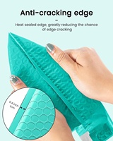 GSSSUSA Enveloppes matelassées à bulles 4x8 pouces, lot de 50, auto-adhésives, taille utilisable 4x7 pouces, pour envoi de bijoux et petites entreprises, couleur Teal
