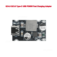 Adaptador de Carga Rápida QC4.0 QC3.0 Tipo-C USB PD65W, Módulo Reductor de Voltaje DC8-32V 3.25A