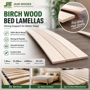 Láminas de Madera LVL para Camas, Listones Curvos para Fabricantes Europeos de Camas, Sistema de Soporte para Colchones - Product Image 1