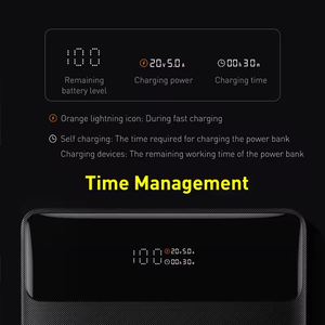 <span class=keywords><strong>Baseus</strong></span> - <span class=keywords><strong>Batería</strong></span> <span class=keywords><strong>Externa</strong></span> Portátil de 100 W y 20000 mAh con Carga Rápida PD Tipo C, Cargador de <span class=keywords><strong>Batería</strong></span> Externo para Accesorios de Juego - Product Image 5