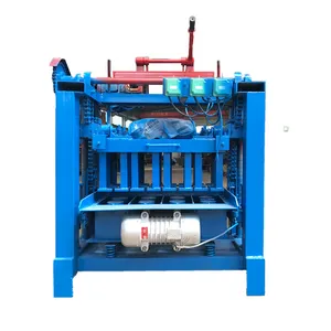 Máquina manual de fabricación de bloques de hormigón, pavimento entrelazado, funciona a mano, columbia