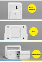 Penjualan terlaris Sensor gerak inframerah bel pintu nirkabel cerdas Selamat Datang bel pintu dengan 17 melodi