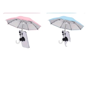 Nouveauté : Mini parapluie de poche mignon pour téléphone, promotionnel, multicolore, idéal pour les cadeaux - Product Image 1