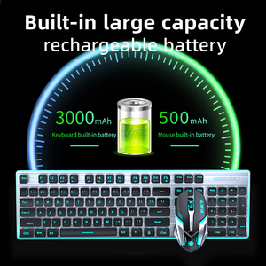EWEADN Keyboard kabel 104-Key, Keyboard kantor & Gaming dapat disesuaikan dengan antarmuka USB Backlit LED harga grosir untuk komputer PC - Product Image 2