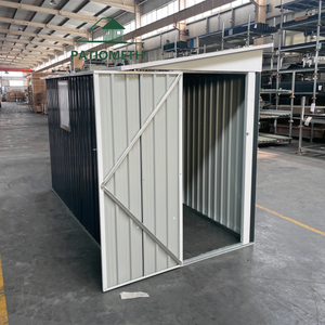 Caseta de Jardín Resistente a la Oxidación de 4x9 Pies, Caseta de Metal Galvanizado de Alta Resistencia, Caseta de Almacenamiento Exterior para Patio, Jardín y Organizador de Herramientas - Product Image 4