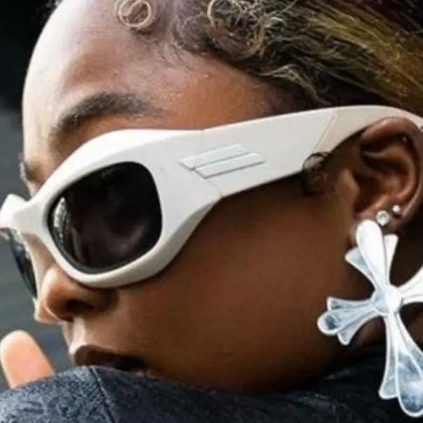 Y 2K Street Wrap Around Zonnebril Oversized Luxe Merk Punk Zonnebril Dames 2023 Futuristische Brillen Sol Oculos