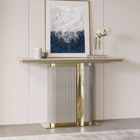 Table console moderne de luxe pour hall et hôtel meubles de salon avec miroir pour cuisine blanchisserie et table console