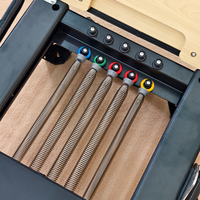 Reformer de Pilates de Aluminio Directo de Fábrica con Barra Deslizante para Pies, Equipo de Calidad Premium para Entrenamiento Comercial de Pilates