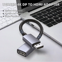 Adaptateur UGREEN 4K vers HDMI 30Hz/60Hz en alliage d'aluminium pour ordinateur portable, moniteur HDTV et projecteur - Lot de 1