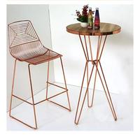 Tabourets de bar modernes en fer, durables et légers, pour restaurants et hôtels, mobilier commercial
